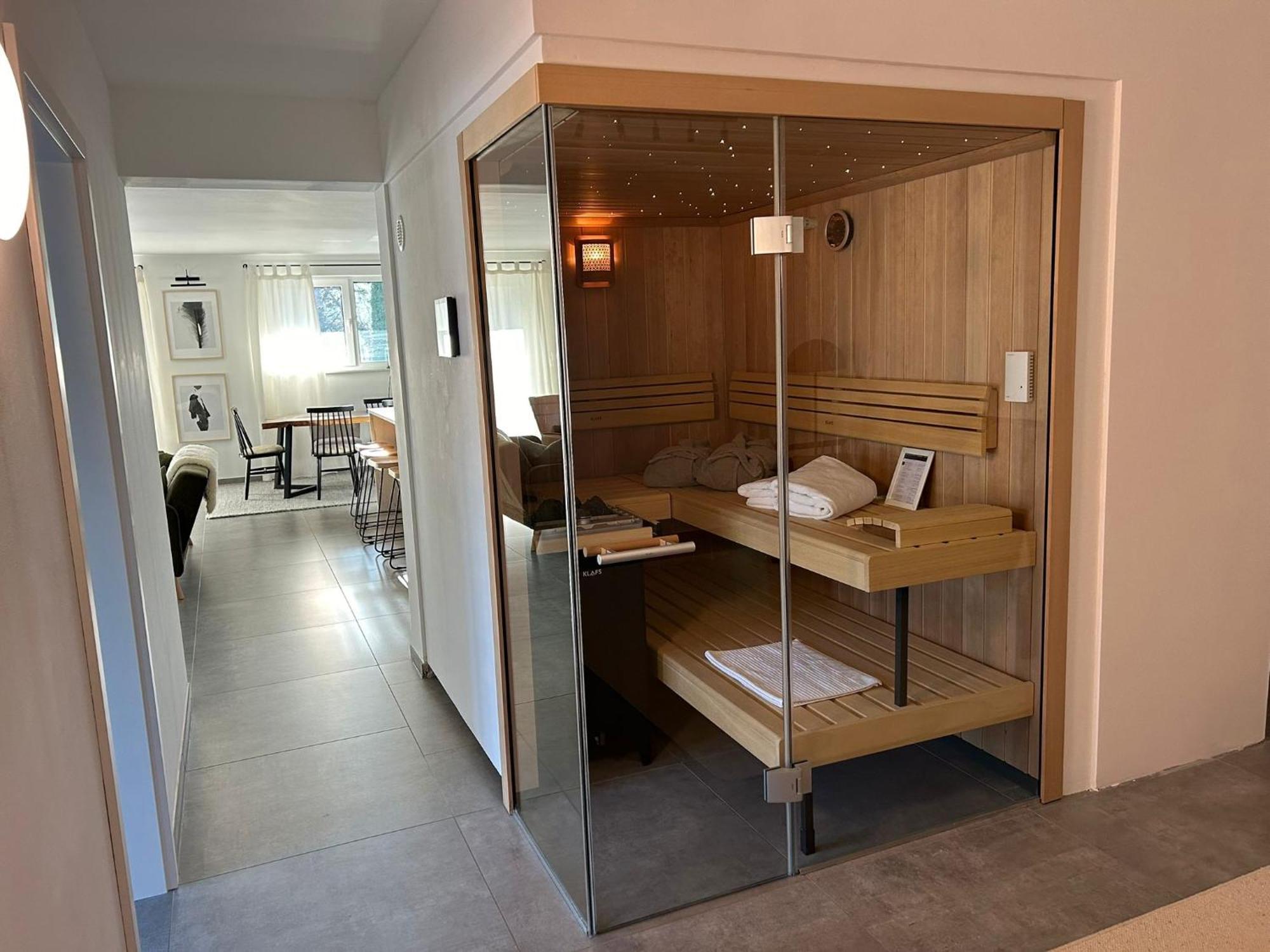 The Forest Retreat- Luxurioese Ferienwohnung Mit Privater Sauna Wermelskirchen Εξωτερικό φωτογραφία